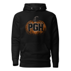 PGH Pumpkin Design on Black hoodie